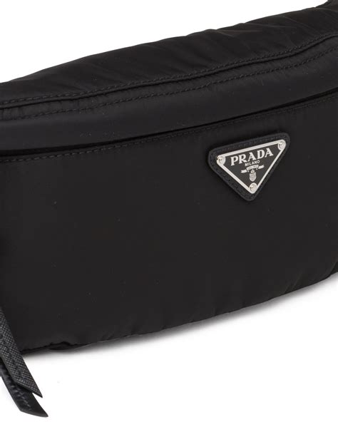 belt bag prada|prada nylon belt bag women's.